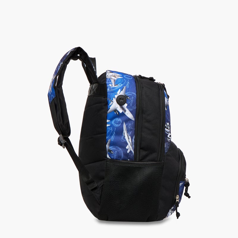 Roll road Backpack-Air Force-2 Cmprt-26 Liters-Boys (Polyester) Blue \ 33X46X17 - Image 5